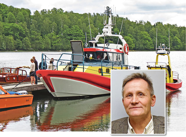 Carl-Gustaf Hamilton, skärgårdssamordnare är bekymrad över problemet med mikroplast i havsmiljön.