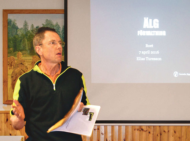 Per Karlsson, Trehörna, är drivande i Hola vedens älgförvaltningsgrupp som arbetar för en kvalitativt bättre älgstam. Han är också ordförande i Lysings älgskötselområde.